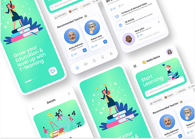 E-learning Platform app design figma ui ui ux