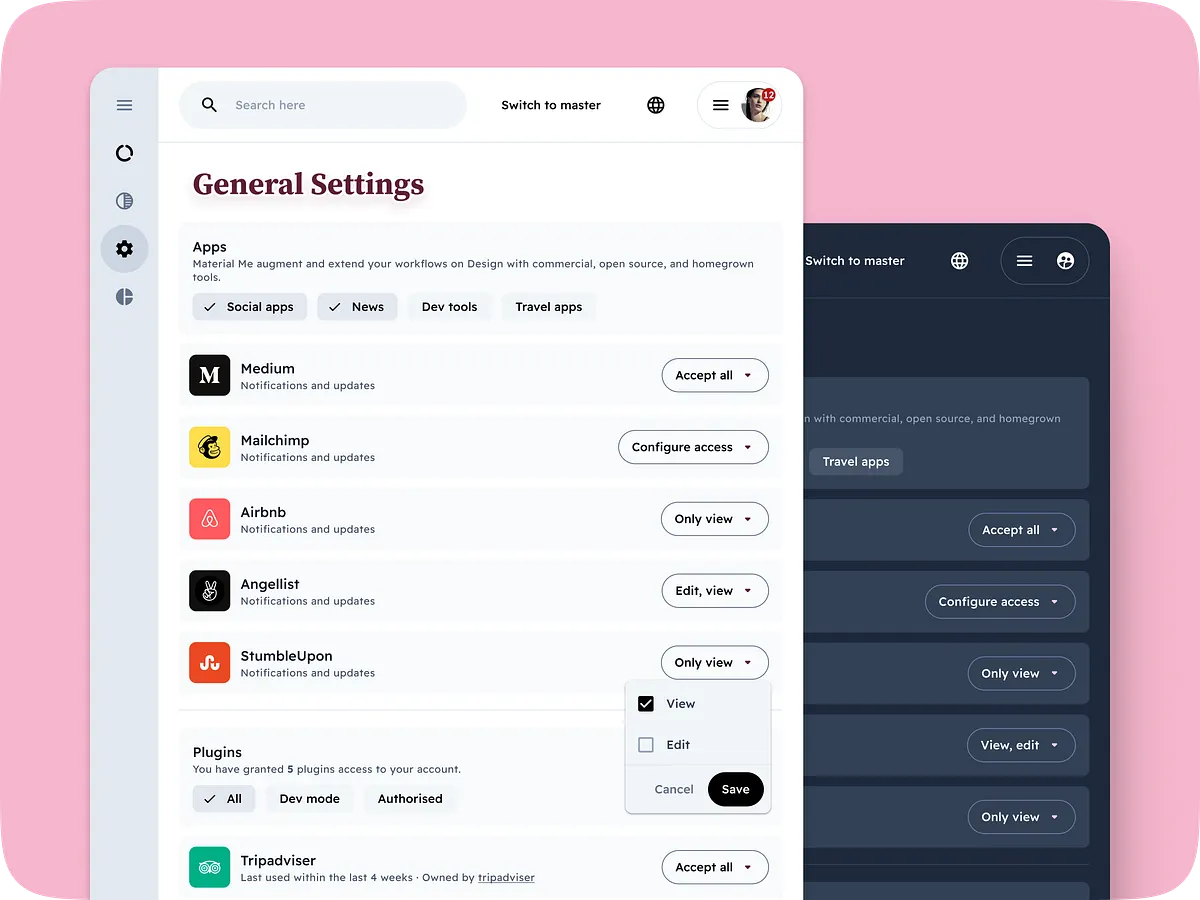 Browse thousands of User Settings UI images for design inspiration ...