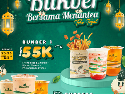 Menantea Promo Bukber branding graphic design