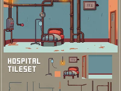 Hospital Tileset artisticaspirations