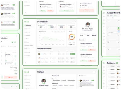 Medical Health Care App | Doctor👨🏻‍⚕️ appointment b2b booking dashboard doctor finance health health app health care healthcare hospital hospital app medic medical patient profile saas ui web web app