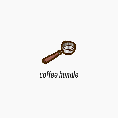 Coffee icon series - coffee handle coffee coffee handle icon ui