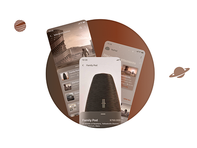 UI Challenge: Buying a House on Mars graphic design mobile apps mobile design product design ui uidesign user experience design ux