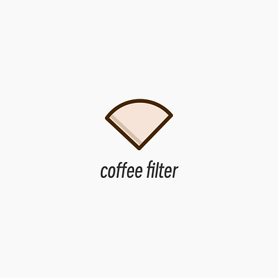 Coffee icon series - coffee filter coffee logo ui