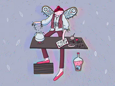 Fairy | Character illustration | T-shirt design cartoon cartoon character cartoon illustration character design digital drawing digital illustration fairy fairy illustration fantasy illustration illustration