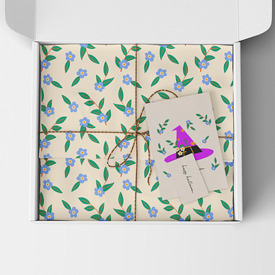 🌿🌸 Flower pattern branding design designpackage flower pattern graphic design illustration packaging paper vector wallpaper