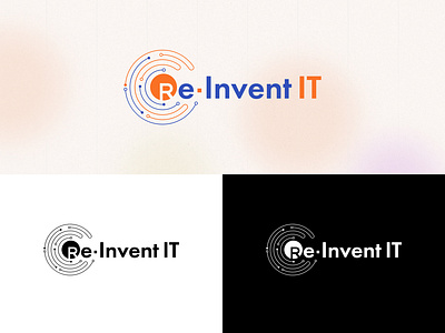 Re.Invent IT Logo Design branding graphic design ill illustrator it logo logo logo design logo presentation re.invent it logo typography