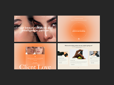 IN-TREND WEBSITE REDESIGN art direction beauty design fashion graphic design interface ui web website