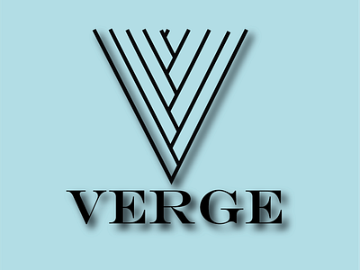 verge perfume logo design graphic design illustration logo vector