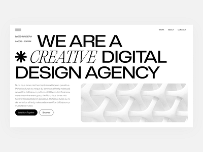 Creative Modern Website Design animation creativedesign landingpage modern ui webdesign website