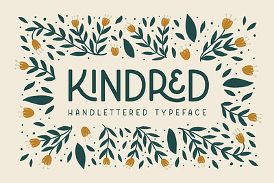 Kindred Hand Lettered Typeface ligatures