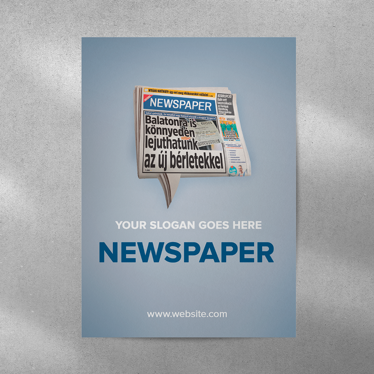Concept design for a newspaper image campaign branding creative concept image campaign marketing marketing campaign newspaper photoshop