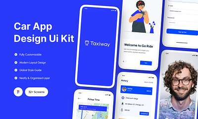 Car App Design Ui Kit 3d agency animation app app design branding car app car booking app car rental app concept car rental app project car sell buy app design design graphic design landing page logo motion graphics ui website