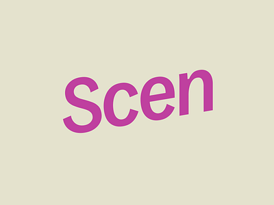 Scen branding design graphic design logo logotype vector