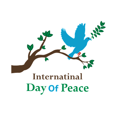 paece day animation branding graphic design logo motion graphics peace day vector