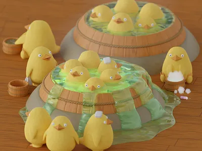 Ghibli Spirited Away - Ōotori-sama 3d 3d artwork 3d blender 3d render 3drender anime blender ghibli ghibli movies ootori sama spirited away spiritedaway ōtori sama