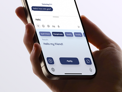 Keyboard Ai - UX/UI iOS Mobile app ai ai app ai keyboard app app design design gn ui design interface keyboard mobile mobile app mobile interface responsive design ui ux ux research web app design