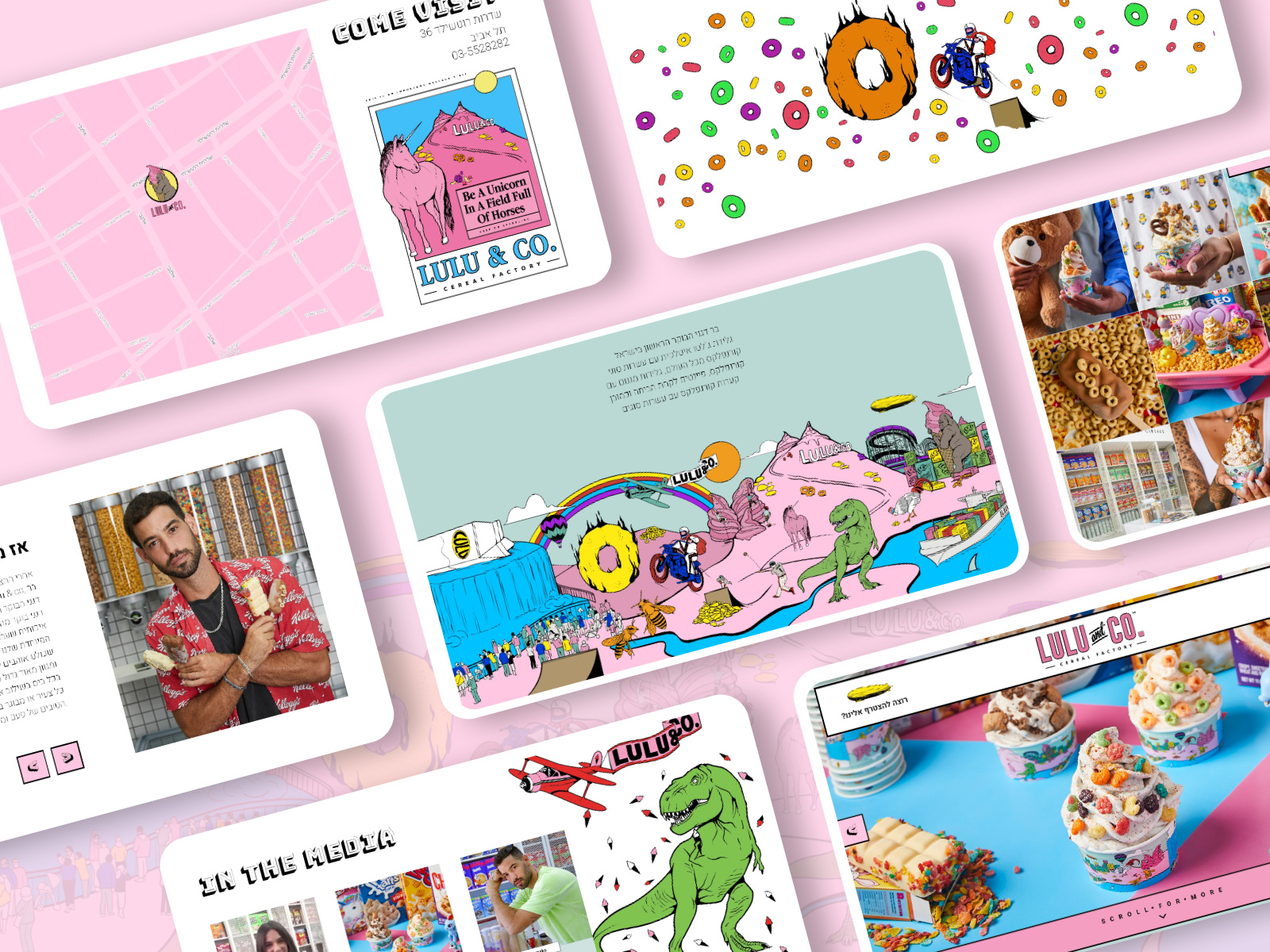 website for cereal bar food website ui we web design website design