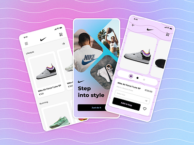 Nike App Design app design figma ios iphone prototype ui ux