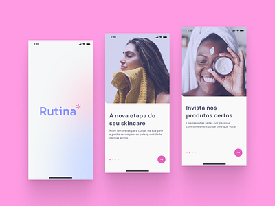 New Case Study – Rutina app design mobile product ui ux