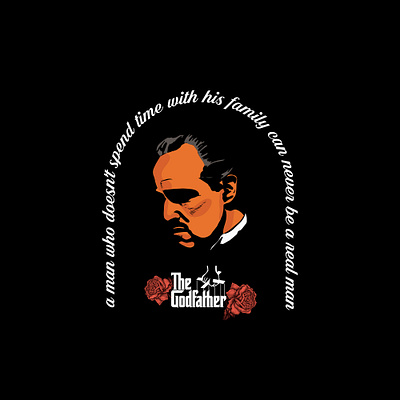 The Godfather Poster art character cinema creative cup design digital art drawing film film poster films godfather graphic design illustration movies poster posters the godfather tshirt vector