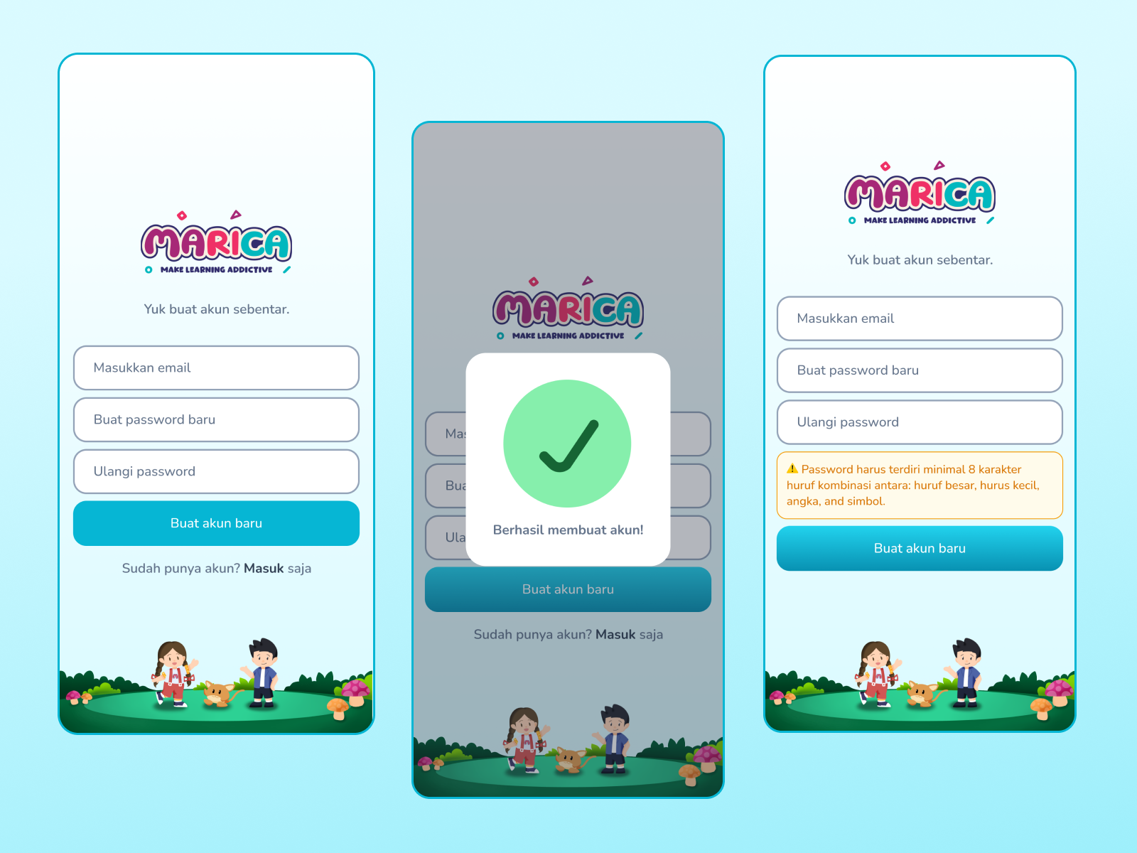 UI Design for Kids Literacy Mobile App by Rizky Firman Syah on Dribbble