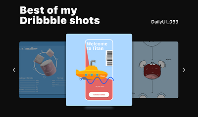 DailyUI_63 best dailyui dribbble shots stock uxui