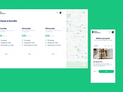 Every Address agency app app design application business city clean dashboard grid home interface map minimal product startup tech ui ui design ux