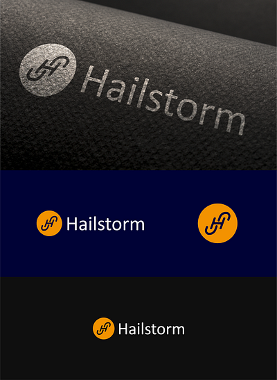 Hailstorm app icon branding clean logo graphic design hailstorm icon iconic iconic logo identity design lettermark logo logos monogram professional simple tech logo vector