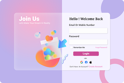 Registration Page Design amazing app design application design cool design design design idea dribbble easy design figma login login page registration registration page ui ui design uiux ux ux design web design website