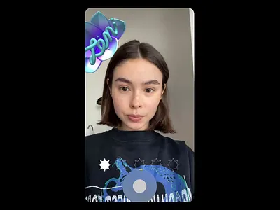 3D Instagram Mask 3d 3d stickers animation ar ar mask campaign graphic design holiday illustration instagram instagram mask mask motion graphics social media stickers