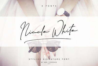 NicoleWhite Signature Collection Free Download branding chic curly fabulous feminime flower flyer girly line magazine natural popular script script fonts signature fonts simple simple fonts wedding wedding fonts