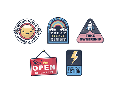 Value Badges 💋 awards badge pin