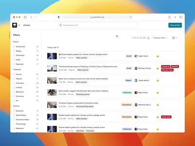 Sensitive topic detection | AI for Newsrooms ai ai concept design media newsroom