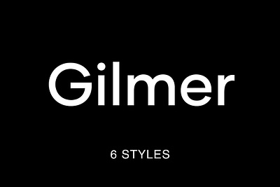 Gilmer – Geometric Sans Serif bold branding clean font geometric geometrical ligatures midcentury minimal modern multilingual opentype outline sans serif sharp simple stylish typeface web webfont
