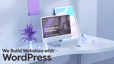 We build websites with WordPress graphic design motion graphics ui