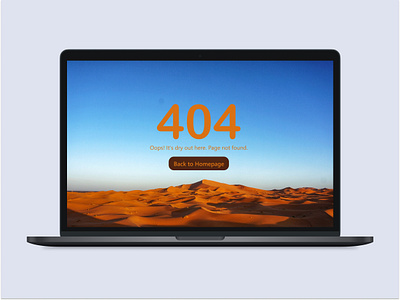 Daily UI #008 Prompt: 404 Page Design ui