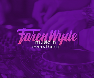 DJ FARENWYDE branding graphic design logo