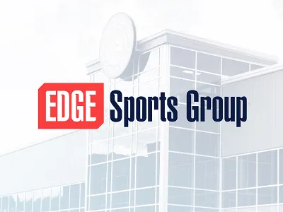 EDGE Sports Group: Logo Design athlete athletic brand identity branding corporate design graphic design logo print sports typography vector