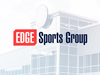 EDGE Sports Group: Logo Design athlete athletic brand identity branding corporate design graphic design logo print sports typography vector