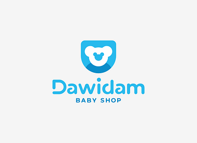 Baby shop Dawidam branding graphic design logo