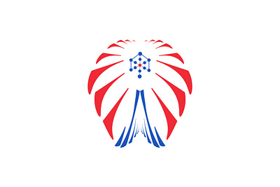 Technology branding logo