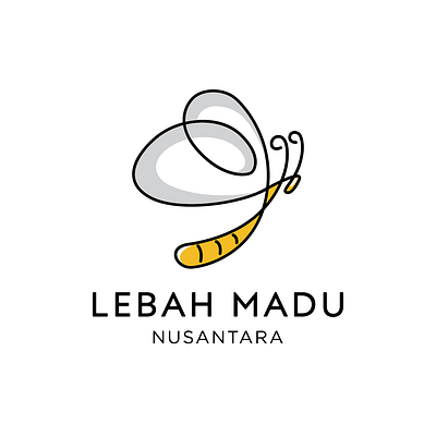 LEBAH MADU NUSANATARA LOGO line