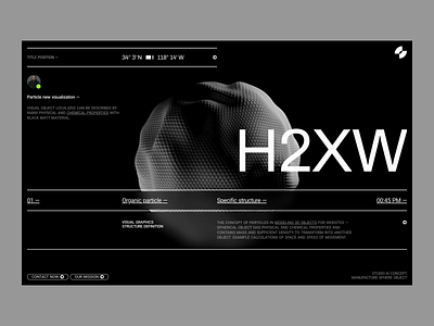 H2X - Website Concept blog cms concept design landing page minimalist modern portfolio technology ui ux web web design webdesign website