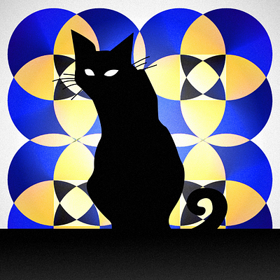 Cat | Tarafa Mhfoud™ arabic black branding cat creativedesign design graphic design graphics illustration logo motion motiongraphics move pattern typography ui ux vector