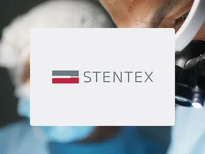 Stentex branding clinic collection design diagnostics equipment identity laboratory logo logotype measurement medical medicine medicine logo medicine logo design pharmaceuticals research science surgery system
