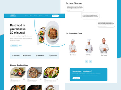 Food E-commerce Web delivery ecommerce food landing landing page ui ux uxui web
