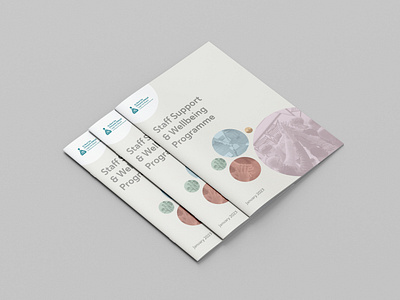 Staff Support & Wellbeing Programme - Layout & Design branding corporate design graphic design illustration logo mental health print typography vector wellness