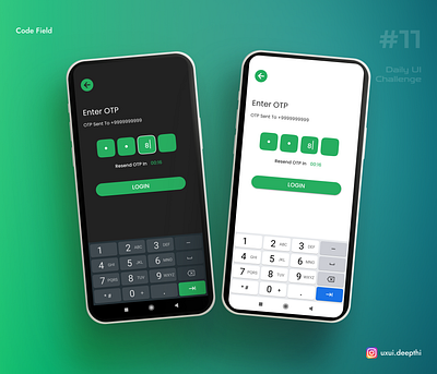 Code field | Daily UI Challenge # 11/90 ui design ux design uxui designer