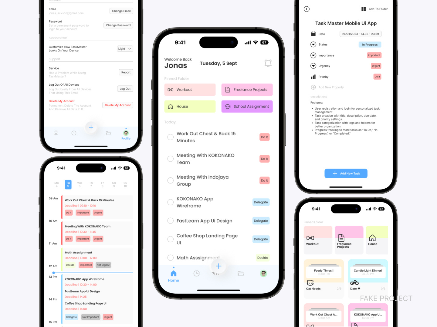 TaskMaster To Do List Mobile App by Sun Yofta • UI/UX Designer on Dribbble